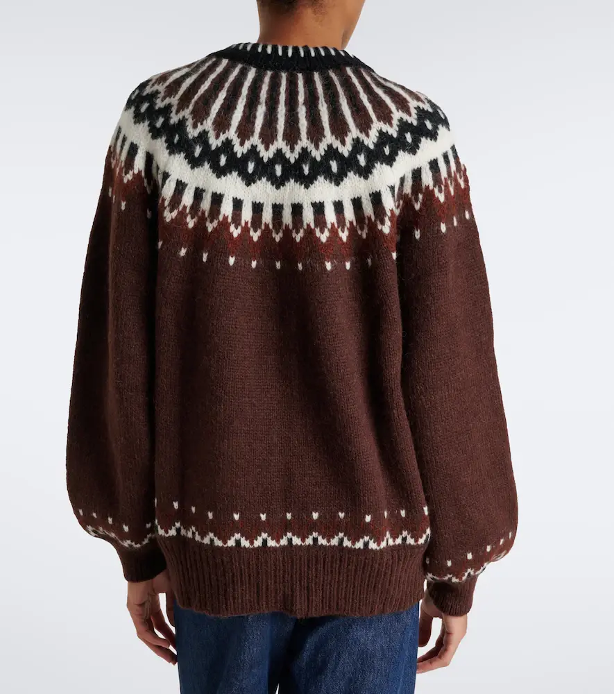 DÔEN Dôen Hue Fair Isle alpaca and wool-blend cardigan | Thumbnail 3 DÔEN Dôen Hue Fair Isle alpaca and wool-blend cardigan | Thumbnail 3