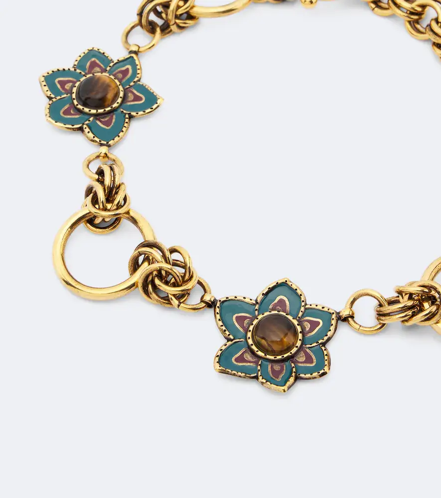 Etro Embellished floral chain necklace | Thumbnail 2