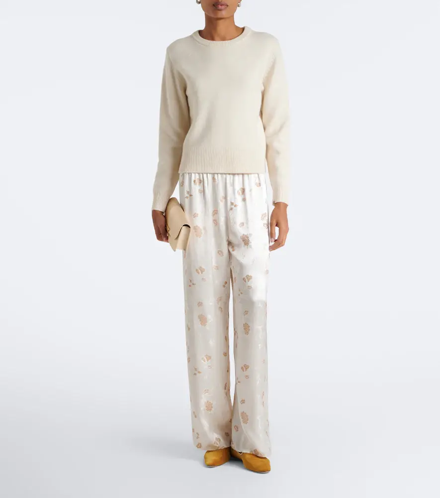 DÔEN Dôen Lavona floral jacquard wide-leg pants | Thumbnail 6 DÔEN Dôen Lavona floral jacquard wide-leg pants | Thumbnail 6