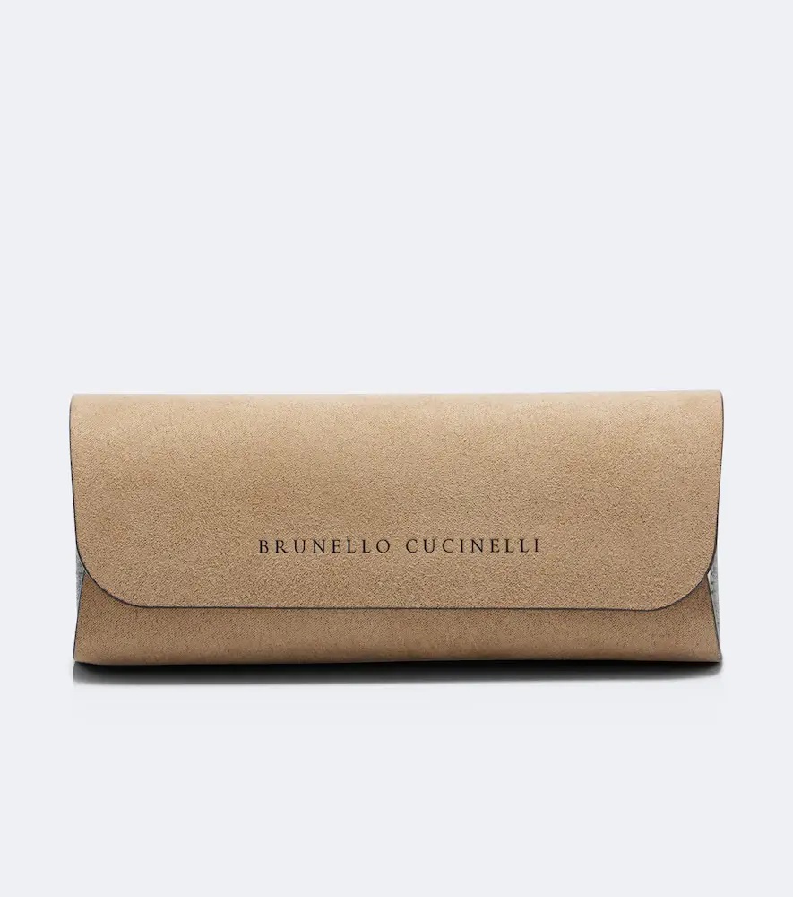 Brunello Cucinelli Sartorial Sunset aviator glasses | Thumbnail 6