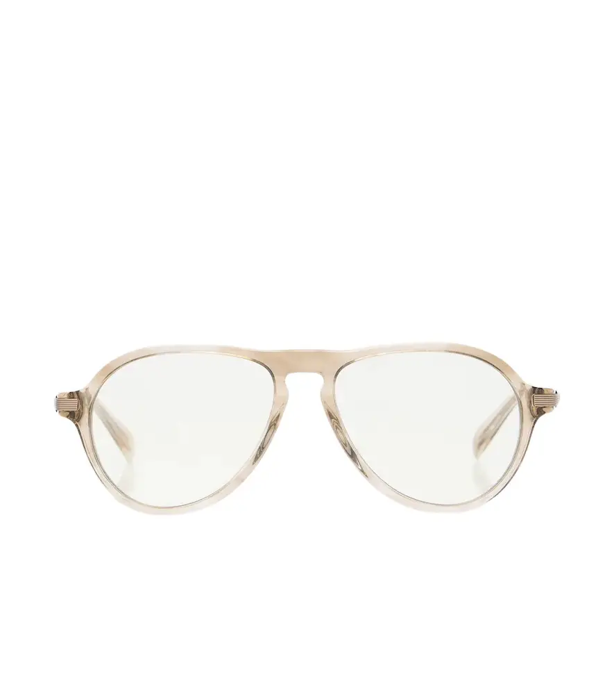 Brunello Cucinelli Sartorial Sunset aviator glasses