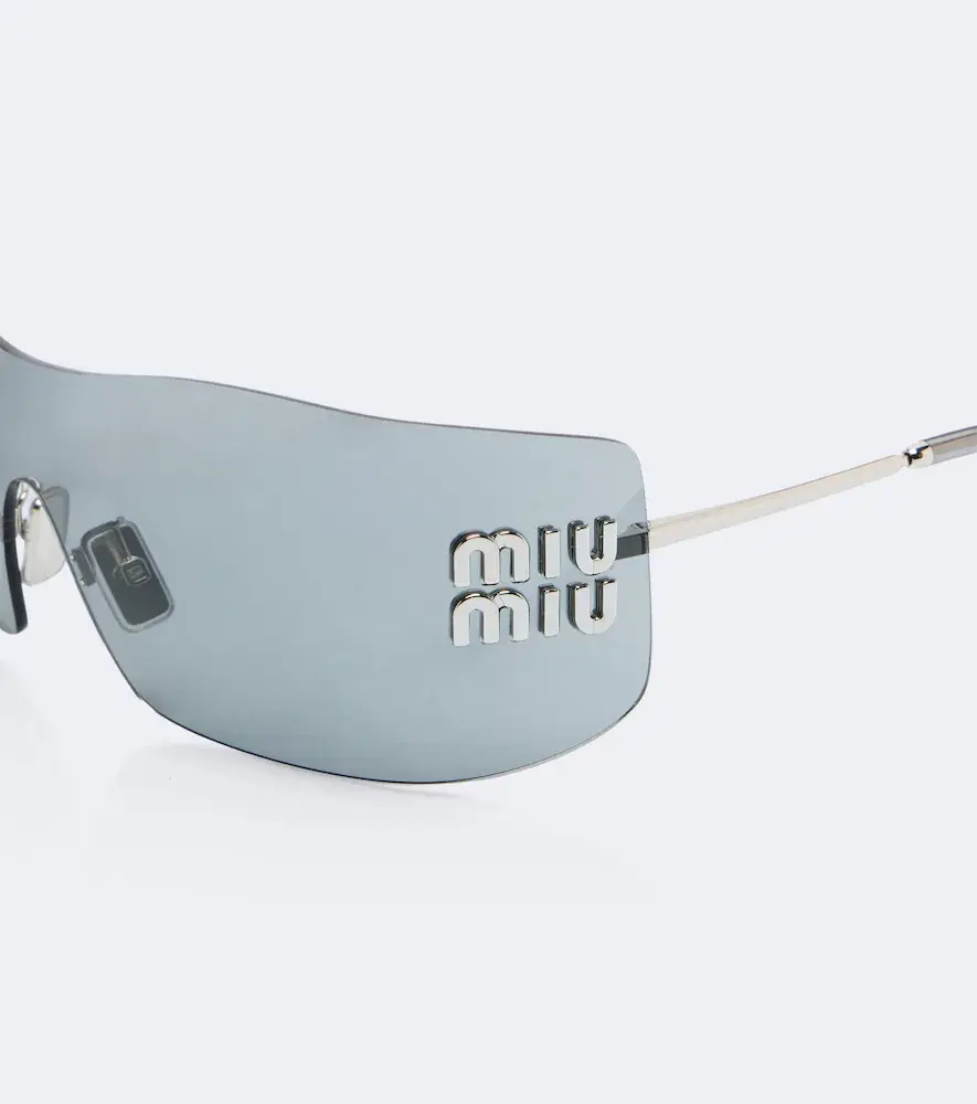 Miu Miu Aube shield sunglasses | Thumbnail 2 Miu Miu Aube shield sunglasses | Thumbnail 2