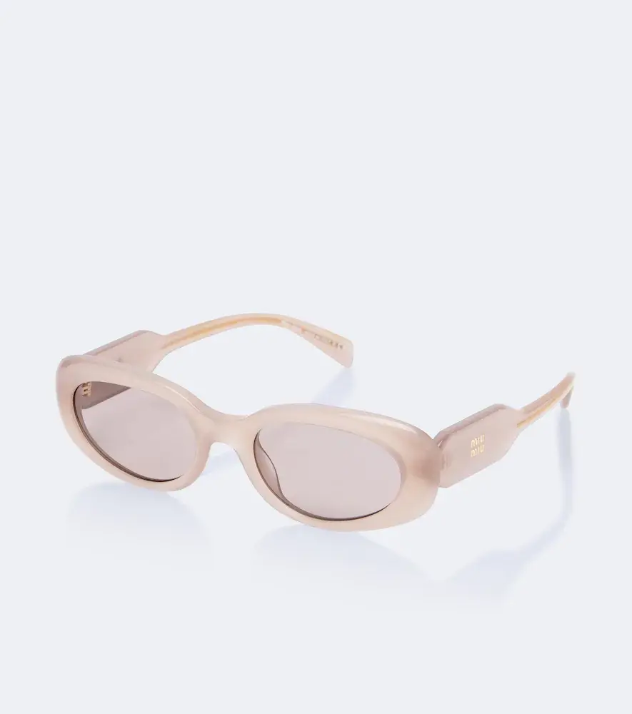 Miu Miu Signature oval sunglasses | Thumbnail 3 Miu Miu Signature oval sunglasses | Thumbnail 3