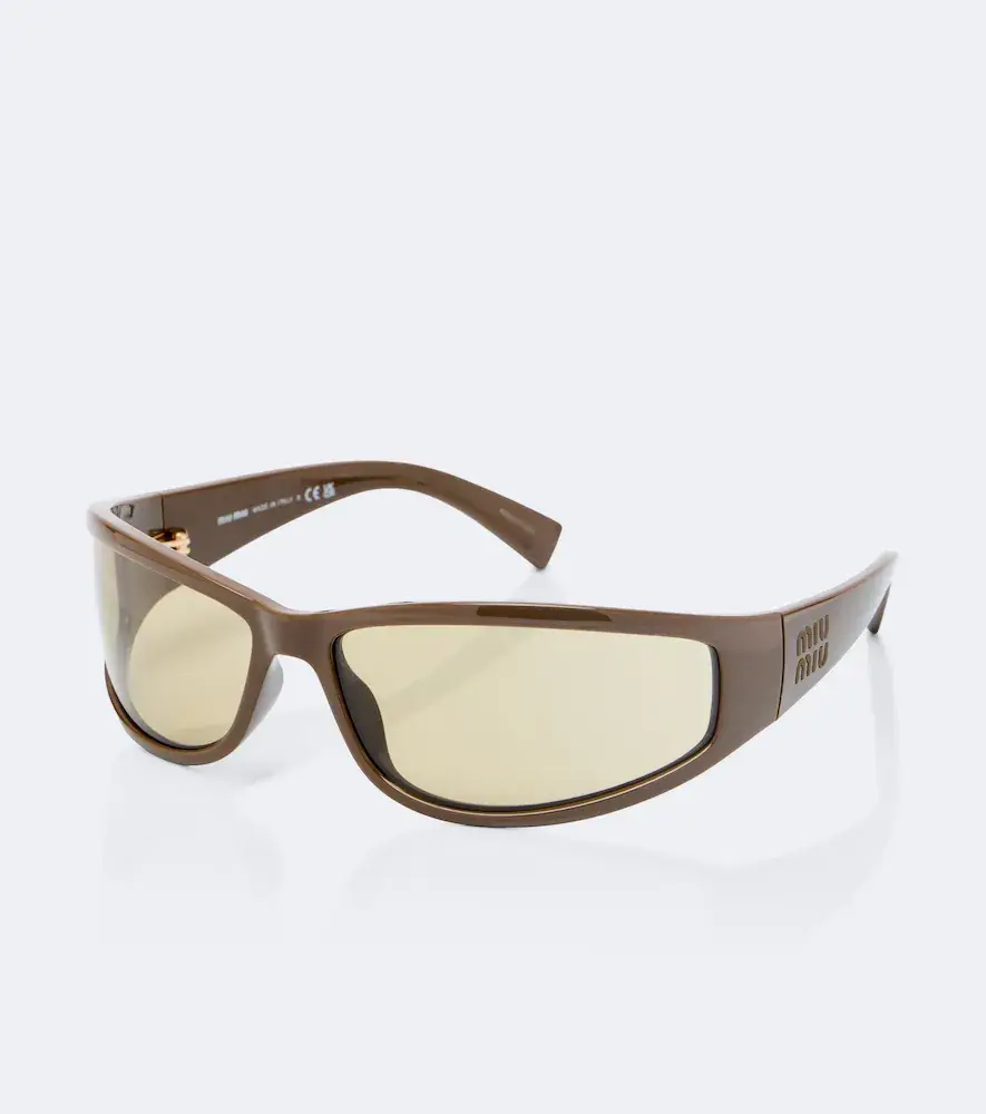 Miu Miu Signature rectangular sunglasses | Thumbnail 3 Miu Miu Signature rectangular sunglasses | Thumbnail 3