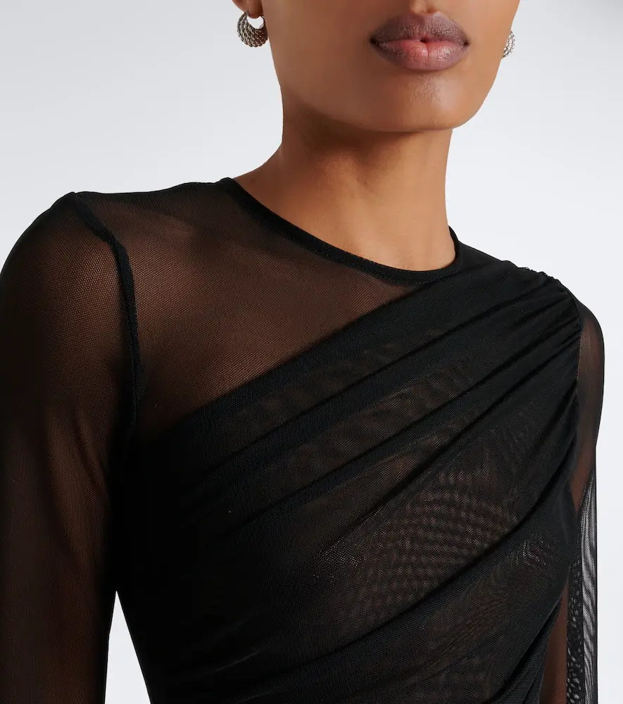 Bananhot Marissa draped sheer minidress | Thumbnail 2 Bananhot Marissa draped sheer minidress | Thumbnail 2