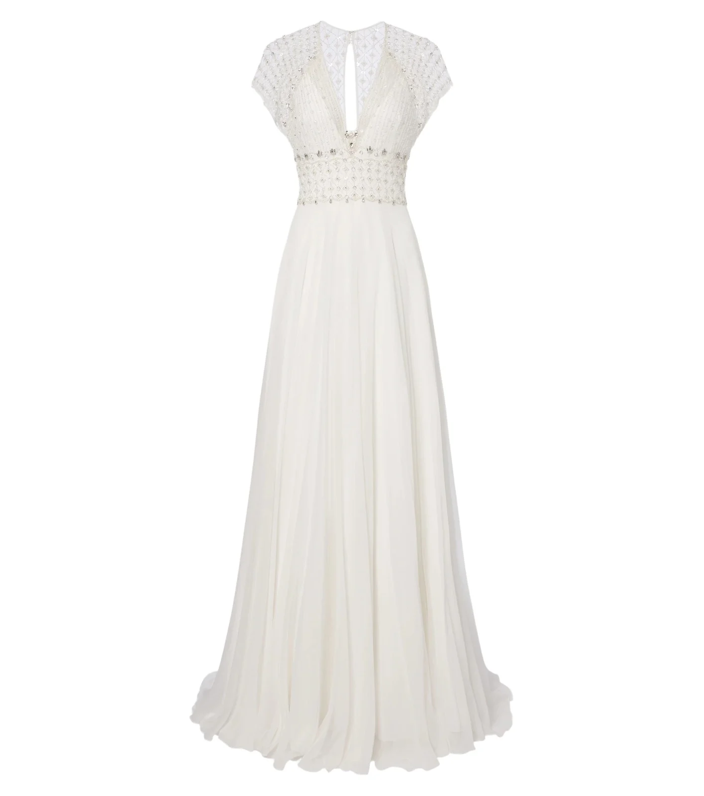Jenny Packham Bridal Momento tulle and silk chiffon gown
