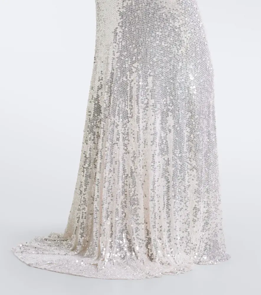 Jenny Packham Mermaid sequined halterneck gown | Thumbnail 4 Jenny Packham Mermaid sequined halterneck gown | Thumbnail 4
