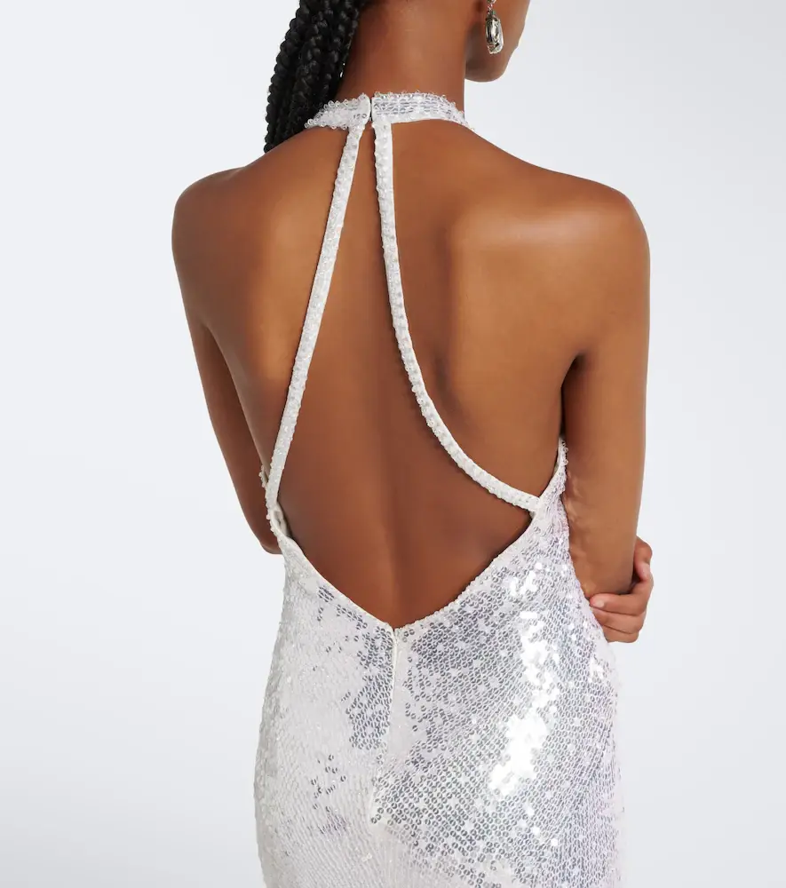 Jenny Packham Mermaid sequined halterneck gown | Thumbnail 5 Jenny Packham Mermaid sequined halterneck gown | Thumbnail 5