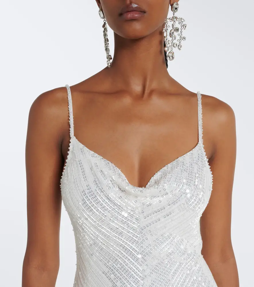 Jenny Packham Shangrila La sequined silk gown | Thumbnail 4 Jenny Packham Shangrila La sequined silk gown | Thumbnail 4