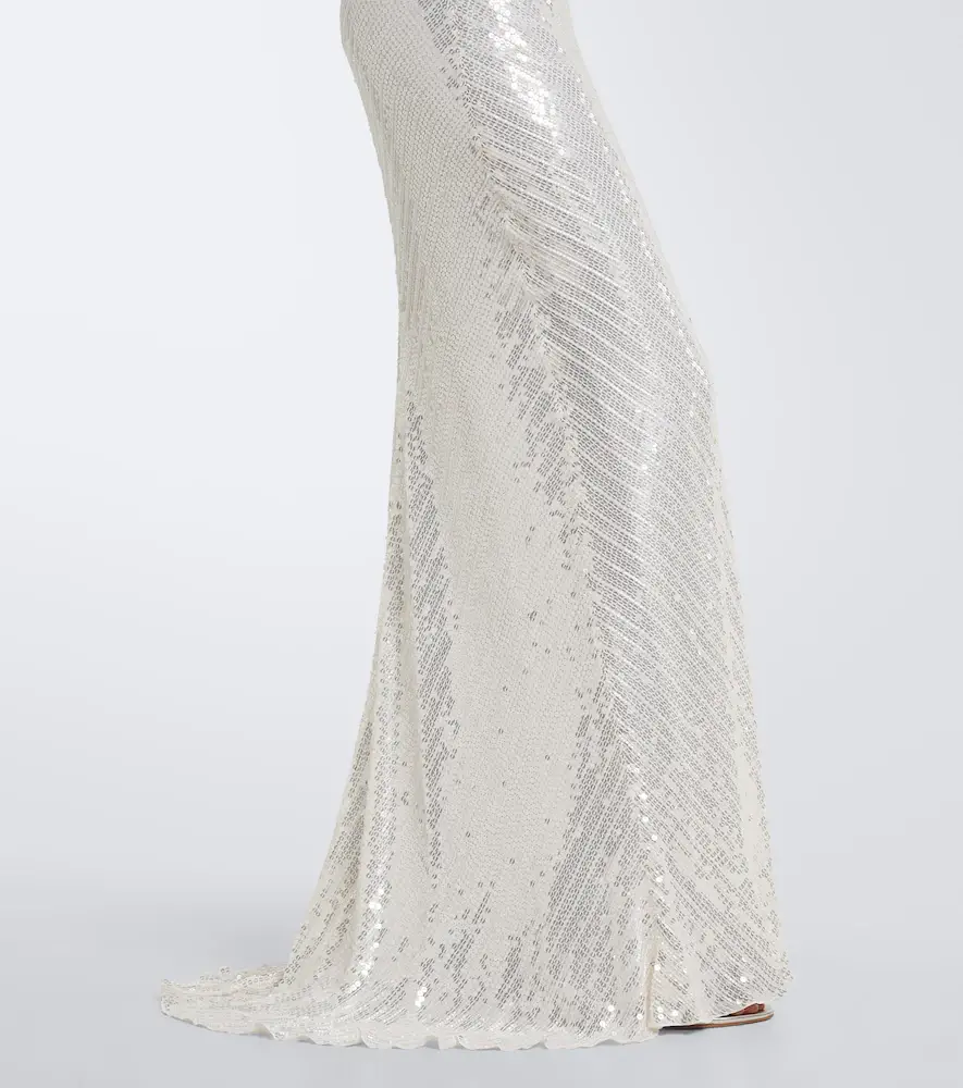 Jenny Packham Shangrila La sequined silk gown | Thumbnail 5 Jenny Packham Shangrila La sequined silk gown | Thumbnail 5