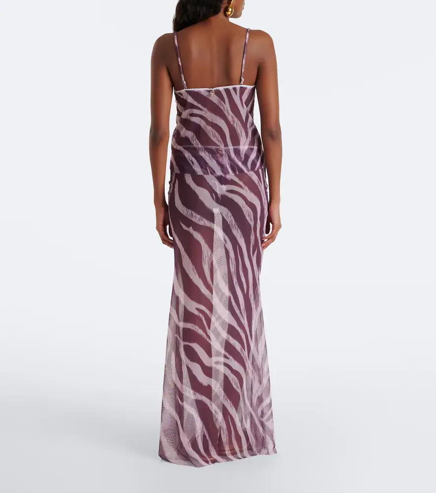 Bananhot Solay printed sheer maxi skirt | Thumbnail 3 Bananhot Solay printed sheer maxi skirt | Thumbnail 3