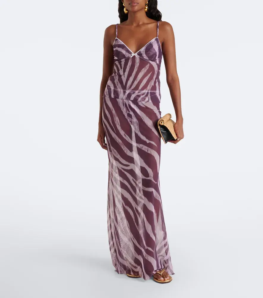 Bananhot Solay printed sheer maxi skirt | Thumbnail 5 Bananhot Solay printed sheer maxi skirt | Thumbnail 5