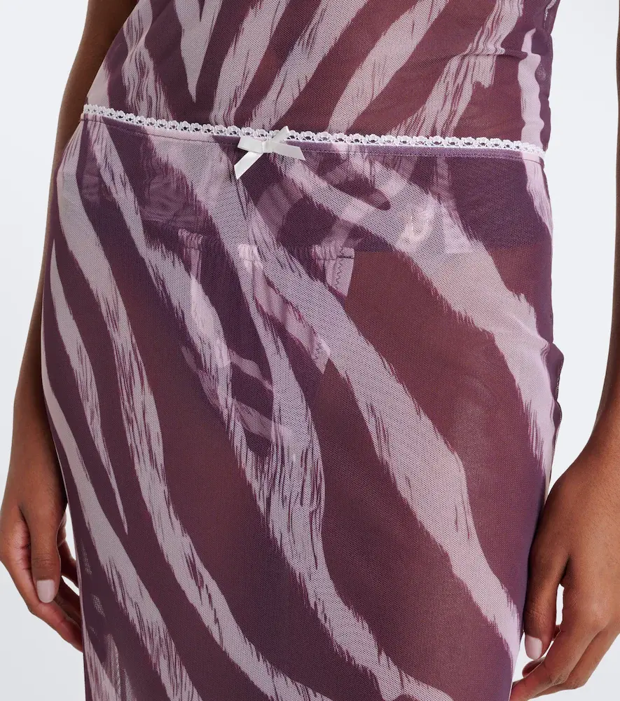 Bananhot Solay printed sheer maxi skirt | Thumbnail 6 Bananhot Solay printed sheer maxi skirt | Thumbnail 6