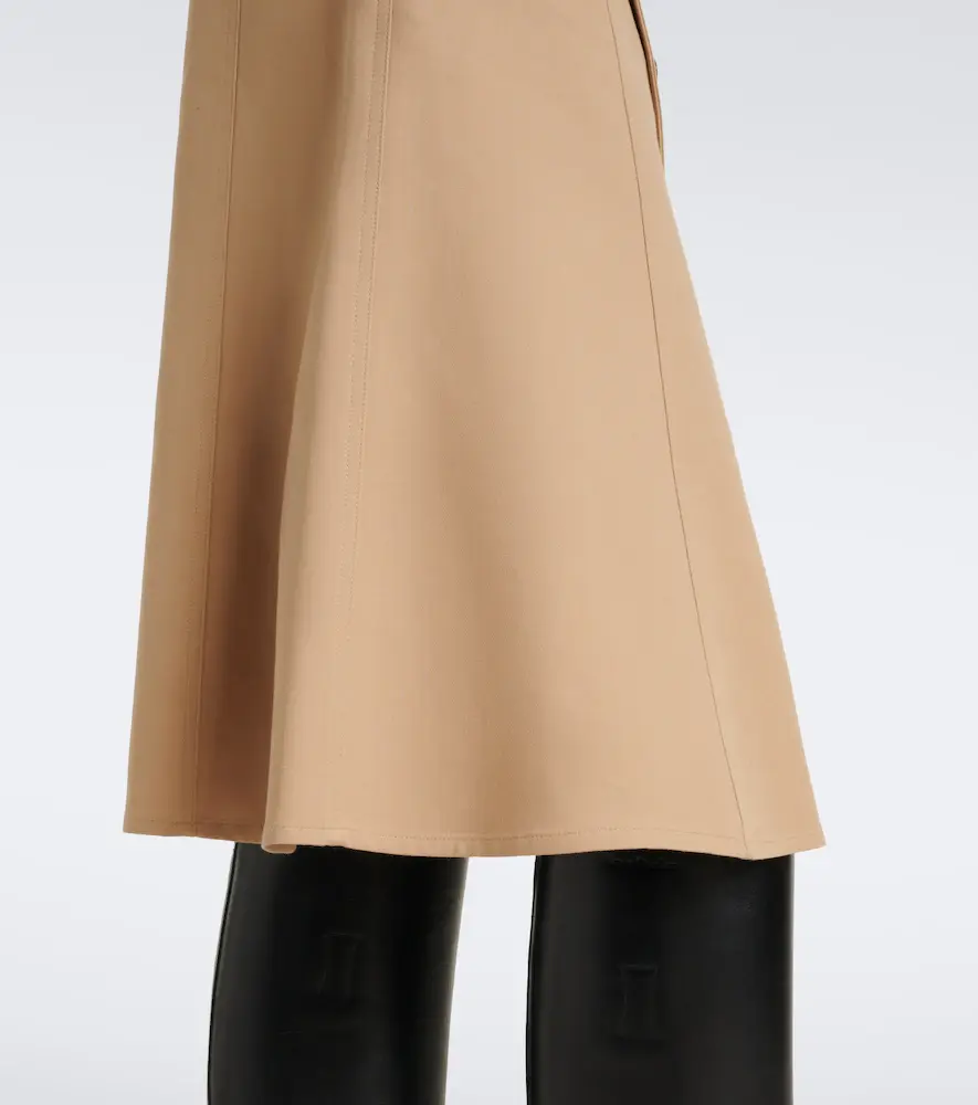 Polo Ralph Lauren Cotton and wool twill midi skirt | Thumbnail 6