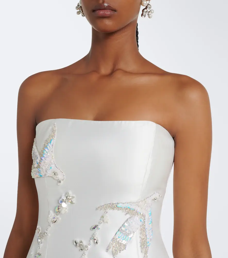 Costarellos Bridal embellished strapless bustier gown | Thumbnail 5 Costarellos Bridal embellished strapless bustier gown | Thumbnail 5
