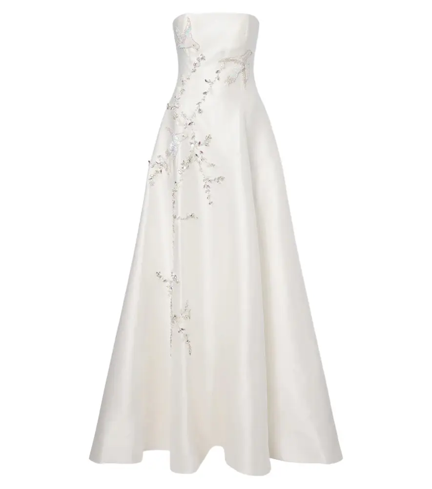 Bridal embellished strapless bustier gown Bridal embellished strapless bustier gown