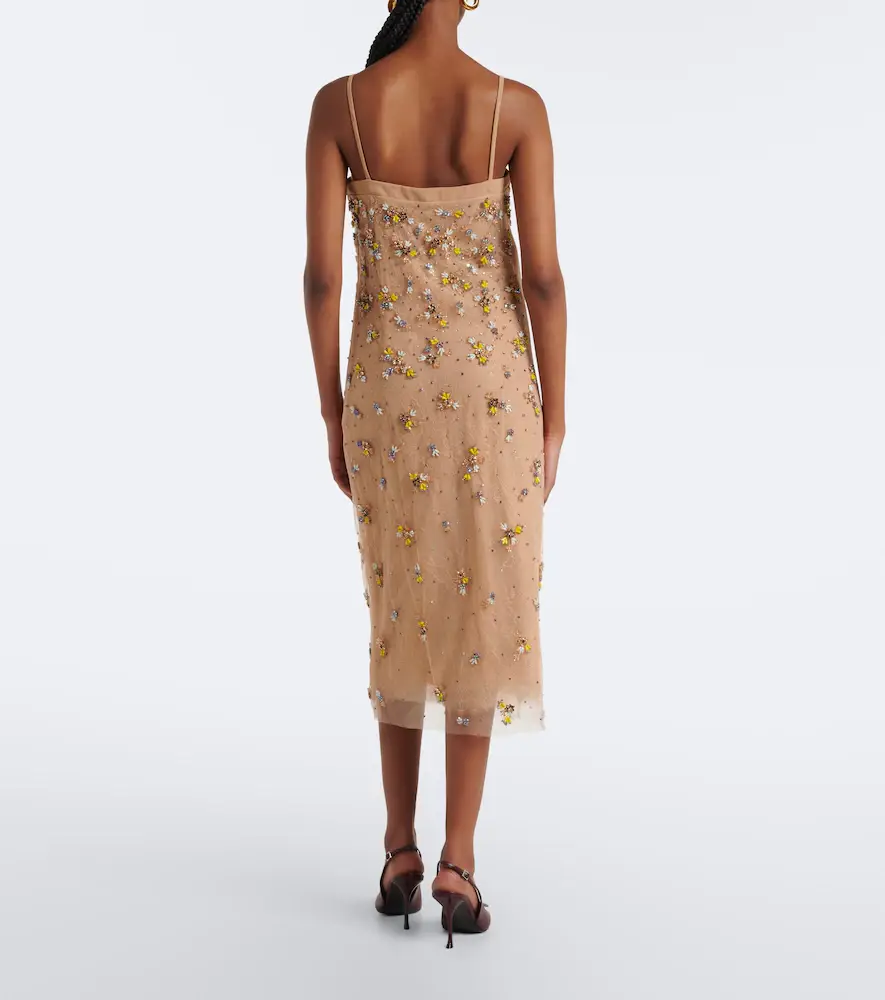 Costarellos Embellished lace-trimmed cocktail dress | Thumbnail 2 Costarellos Embellished lace-trimmed cocktail dress | Thumbnail 2
