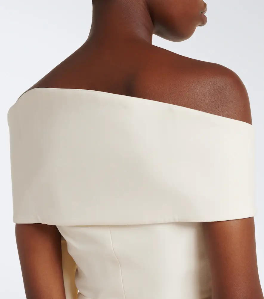 Safiyaa Bridal Giorgia crêpe gown | Thumbnail 2 Safiyaa Bridal Giorgia crêpe gown | Thumbnail 2
