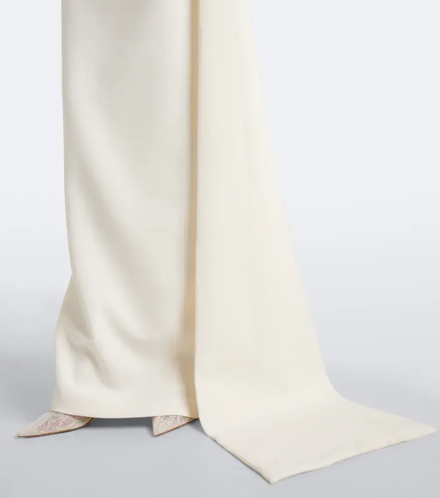 Safiyaa Bridal Giorgia crêpe gown | Thumbnail 5 Safiyaa Bridal Giorgia crêpe gown | Thumbnail 5