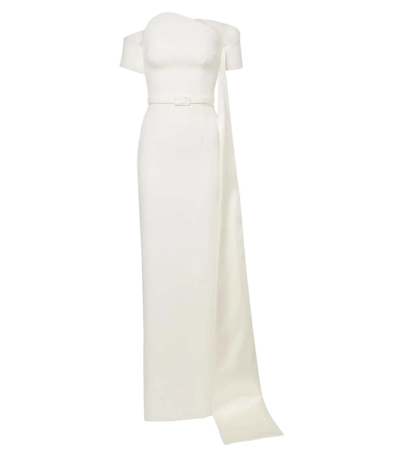 Safiyaa Bridal Giorgia crêpe gown