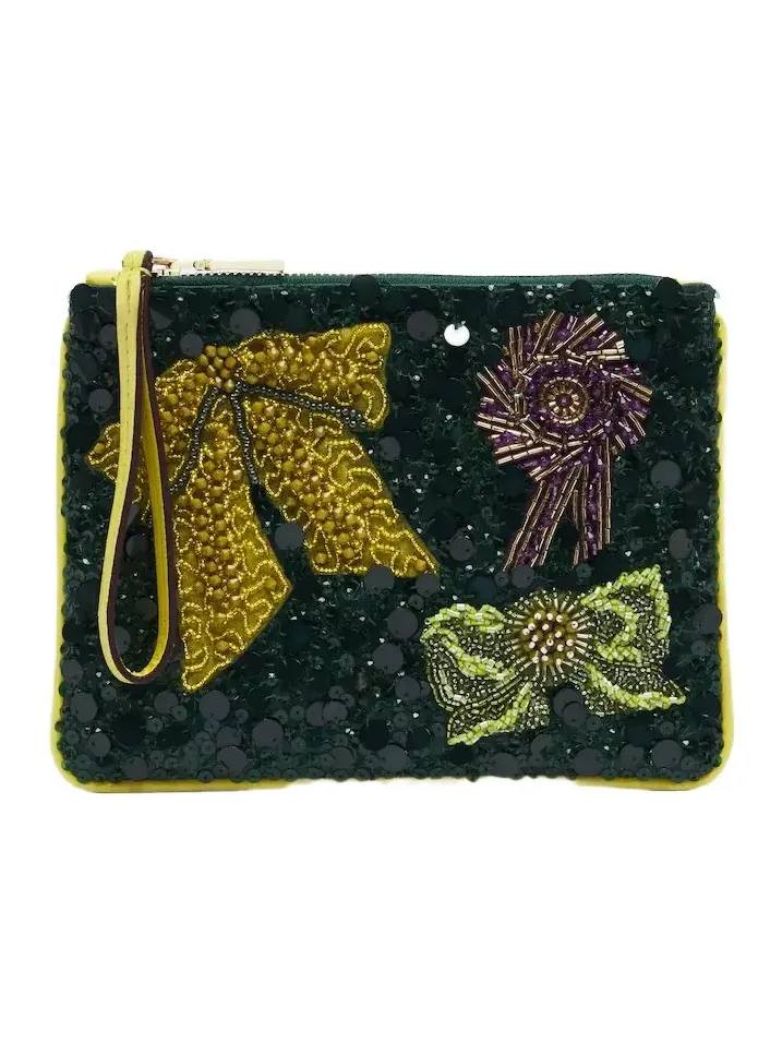 ALÉMAIS Alémais Rosette embellished pouch