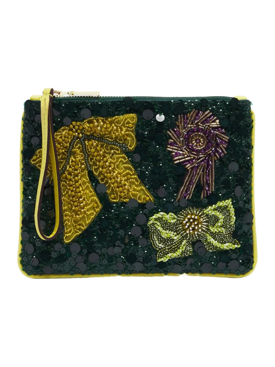 Alémais Rosette embellished pouch