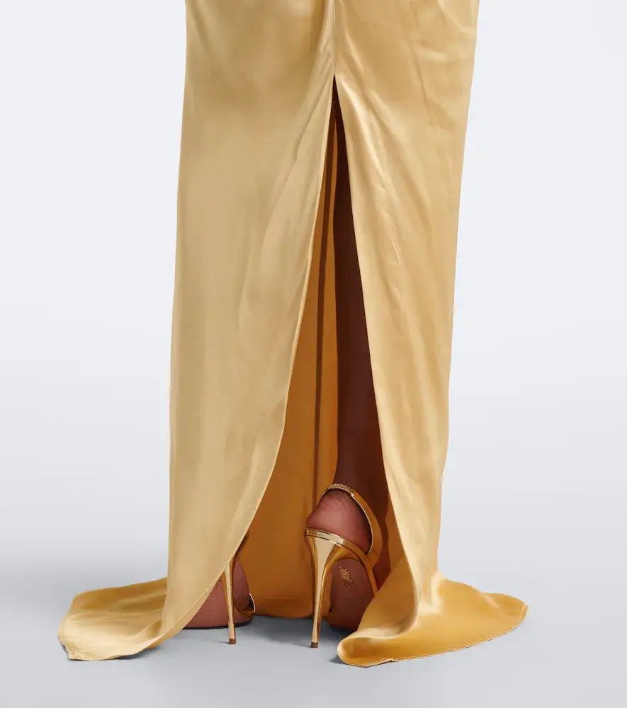Tove Zenaida gathered satin bustier gown | Thumbnail 2