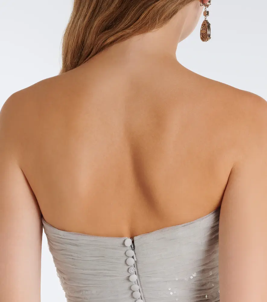 Marmar Halim Sequined bustier gown | Thumbnail 3 Marmar Halim Sequined bustier gown | Thumbnail 3