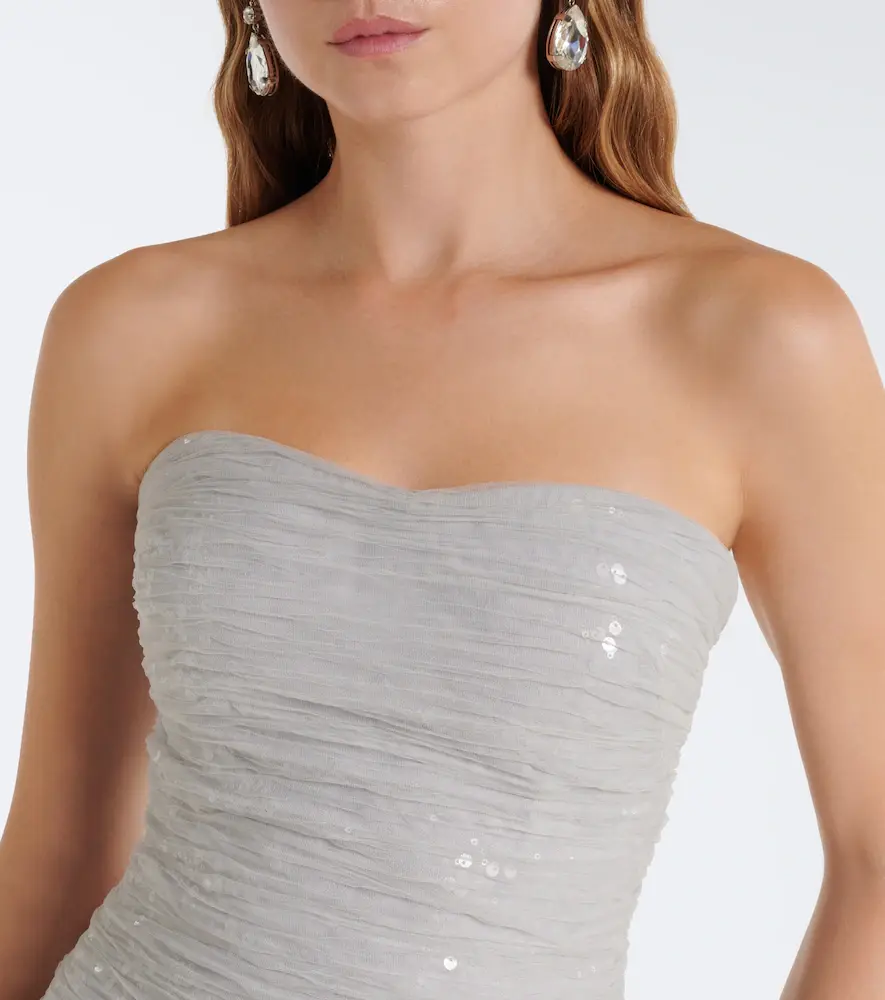 Marmar Halim Sequined bustier gown | Thumbnail 6 Marmar Halim Sequined bustier gown | Thumbnail 6