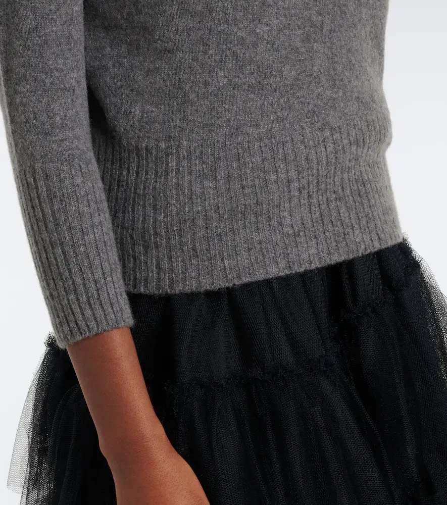 Simone Rocha Embellished cashmere turtleneck sweater | Thumbnail 2 Simone Rocha Embellished cashmere turtleneck sweater | Thumbnail 2
