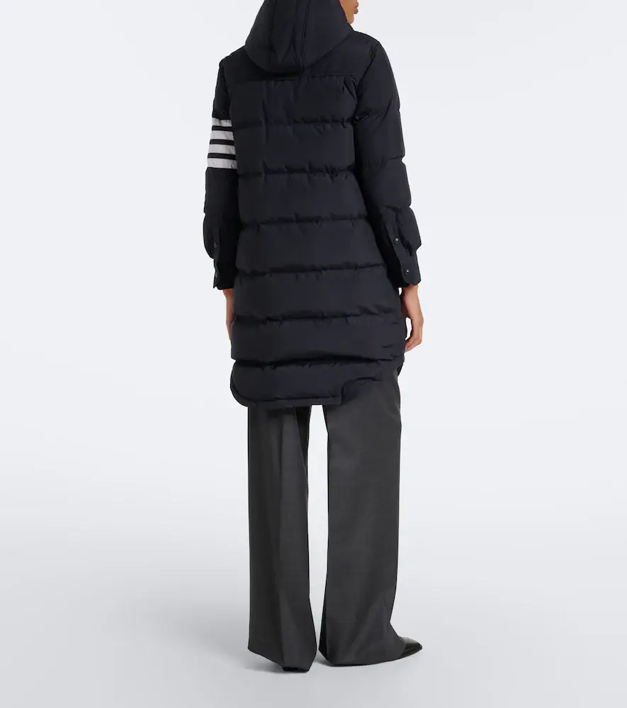 Thom Browne 4-Bar hooded down coat | Thumbnail 5 Thom Browne 4-Bar hooded down coat | Thumbnail 5