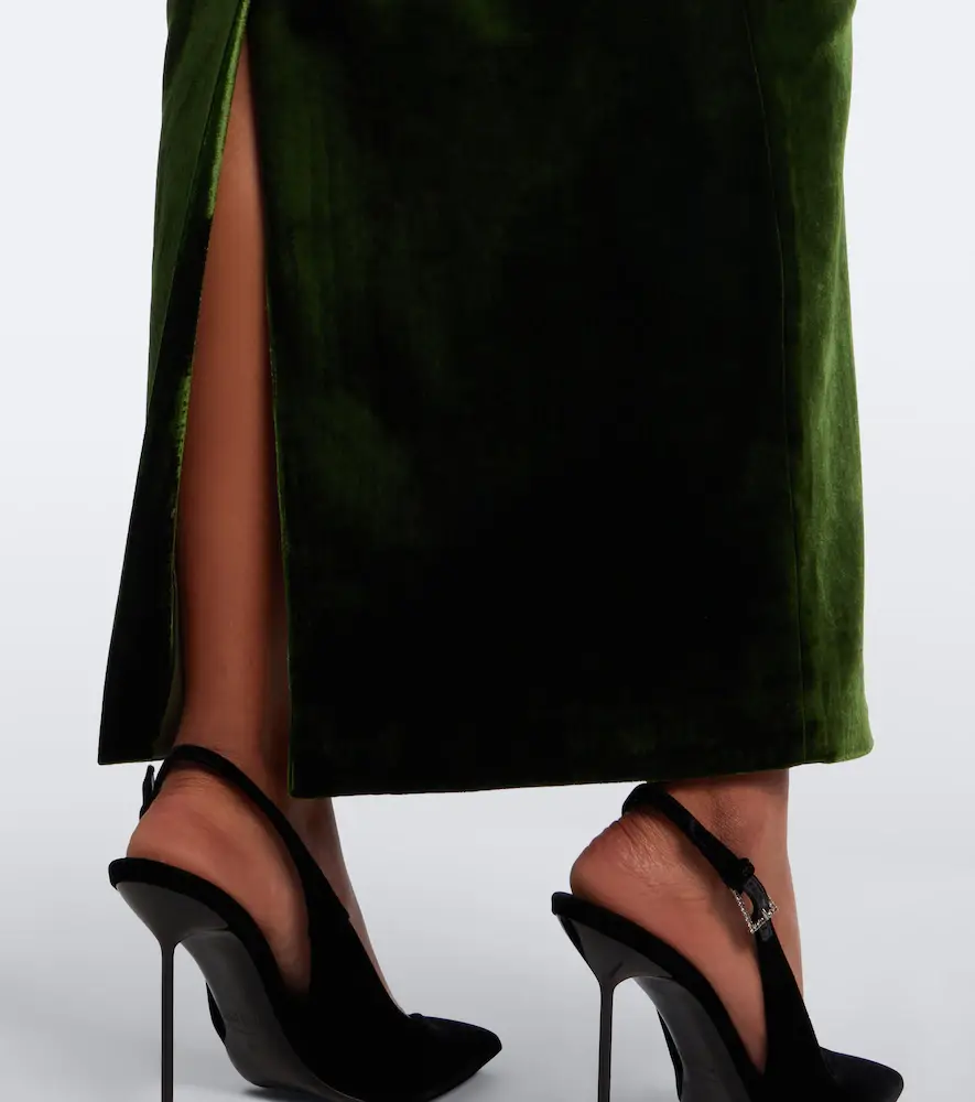 The New Arrivals Ilkyaz Ozel Embellished velvet cocktail dress | Thumbnail 5 The New Arrivals Ilkyaz Ozel Embellished velvet cocktail dress | Thumbnail 5