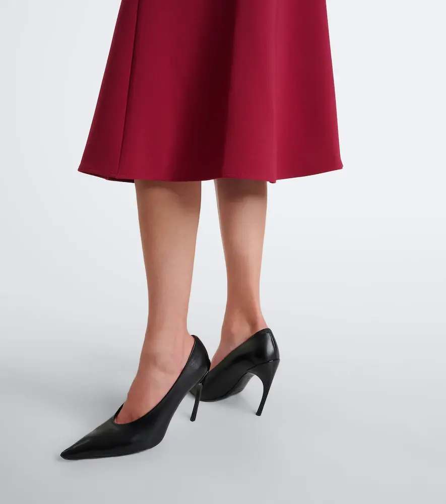 Carolina Herrera Bow-detail crêpe midi dress | Thumbnail 6 Carolina Herrera Bow-detail crêpe midi dress | Thumbnail 6