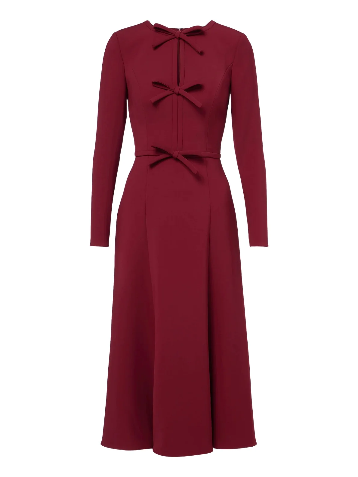 Carolina Herrera Bow-detail crêpe midi dress