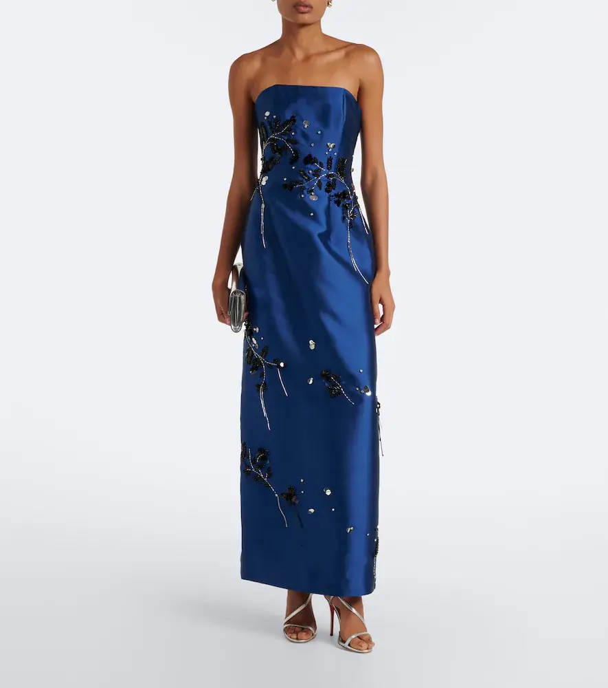 Simkhai Zirelle embellished bustier gown | Thumbnail 4