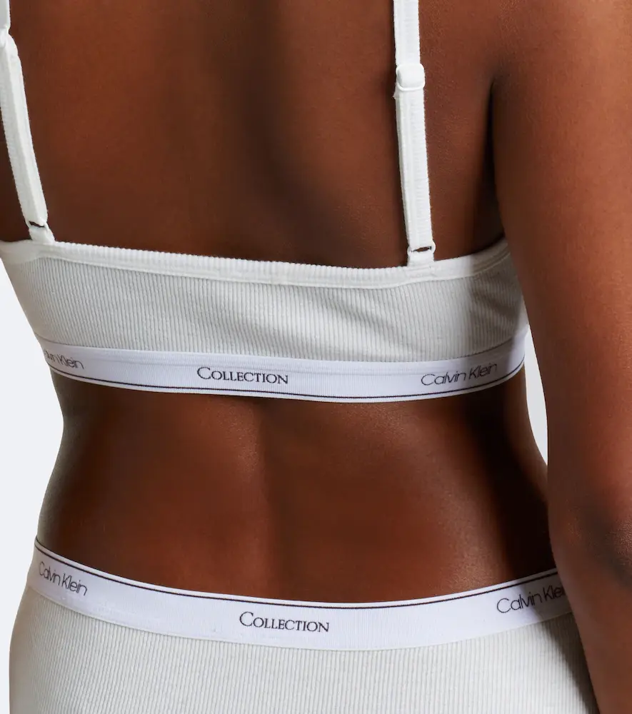 Calvin Klein Collection Thaïs ribbed-knit cotton-blend briefs | Thumbnail 3 Calvin Klein Collection Thaïs ribbed-knit cotton-blend briefs | Thumbnail 3
