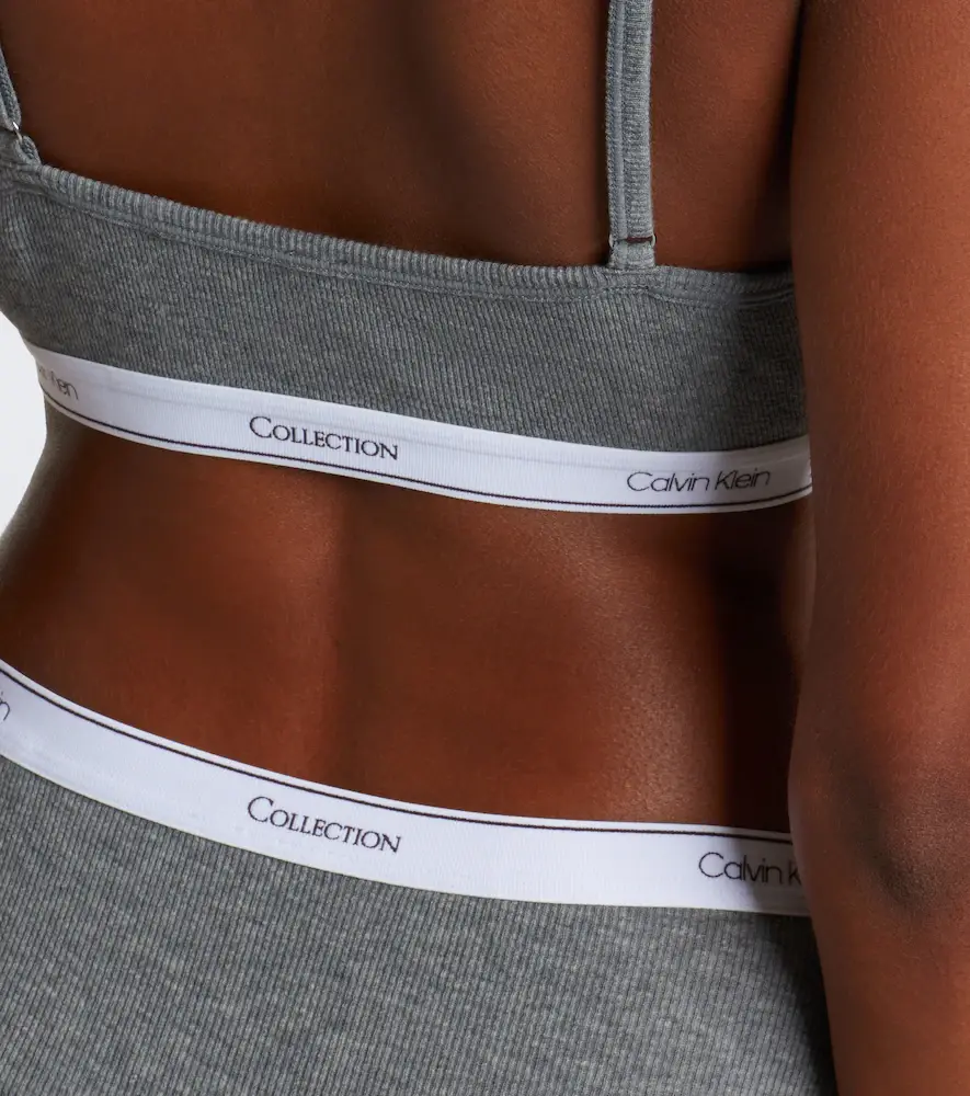 Calvin Klein Collection Thaïs ribbed-knit cotton-blend briefs | Thumbnail 2 Calvin Klein Collection Thaïs ribbed-knit cotton-blend briefs | Thumbnail 2