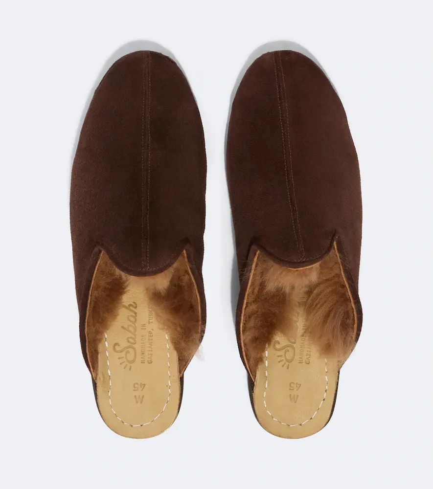 Sabah Shearling-lined suede mules | Thumbnail 3