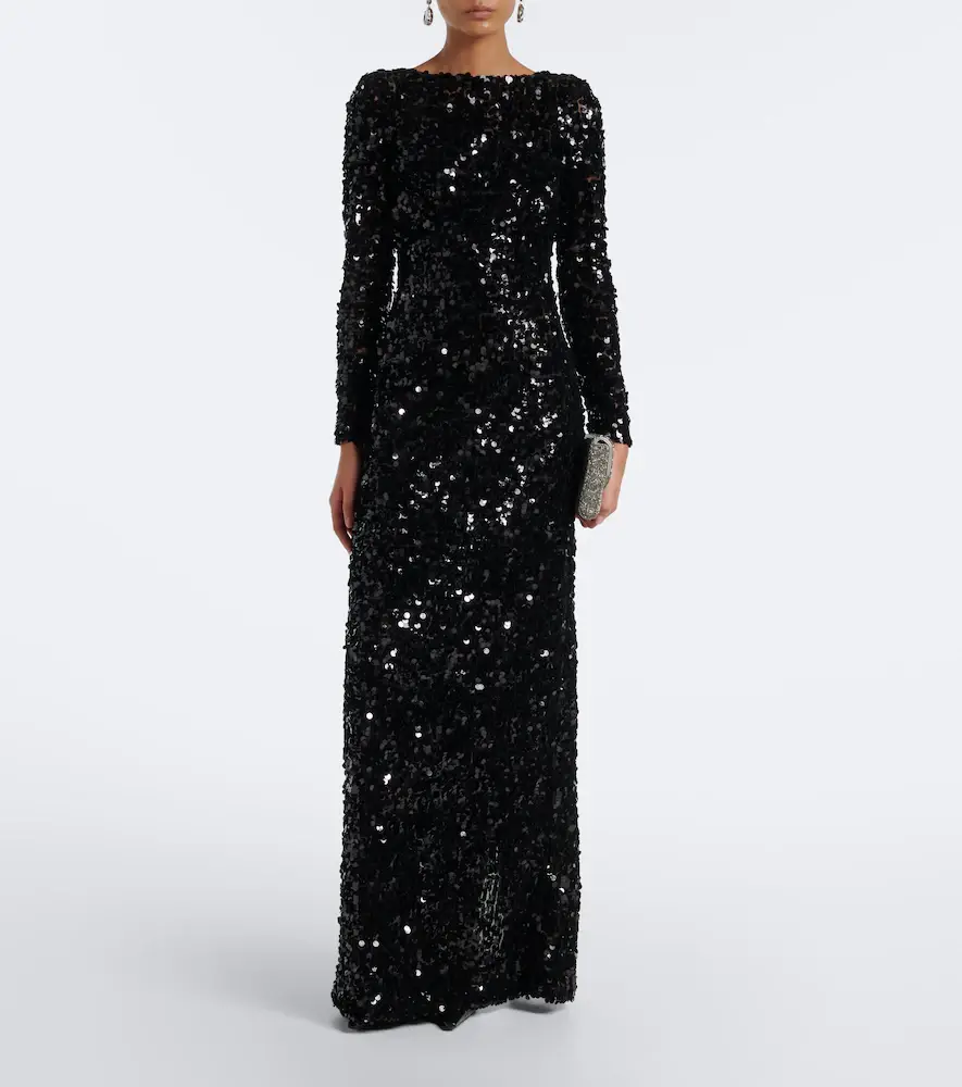 Oscar de la Renta Sequined gown | Thumbnail 2