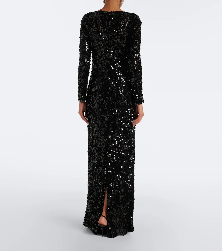 Oscar de la Renta Sequined gown | Thumbnail 3