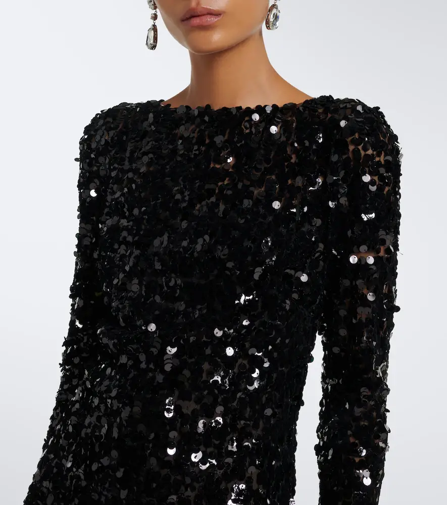 Oscar de la Renta Sequined gown | Thumbnail 4