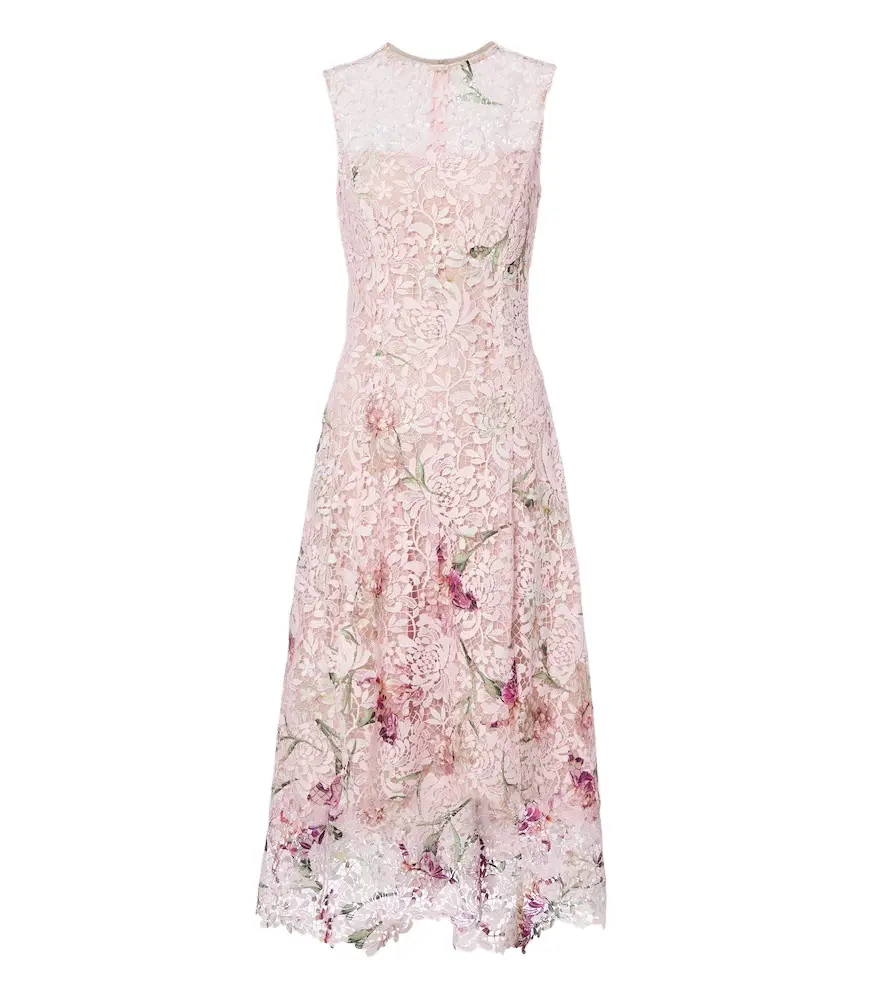 Floral guipure lace cocktail dress Floral guipure lace cocktail dress