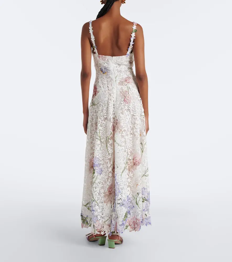 Oscar de la Renta Floral guipure lace cocktail dress | Thumbnail 2 Oscar de la Renta Floral guipure lace cocktail dress | Thumbnail 2