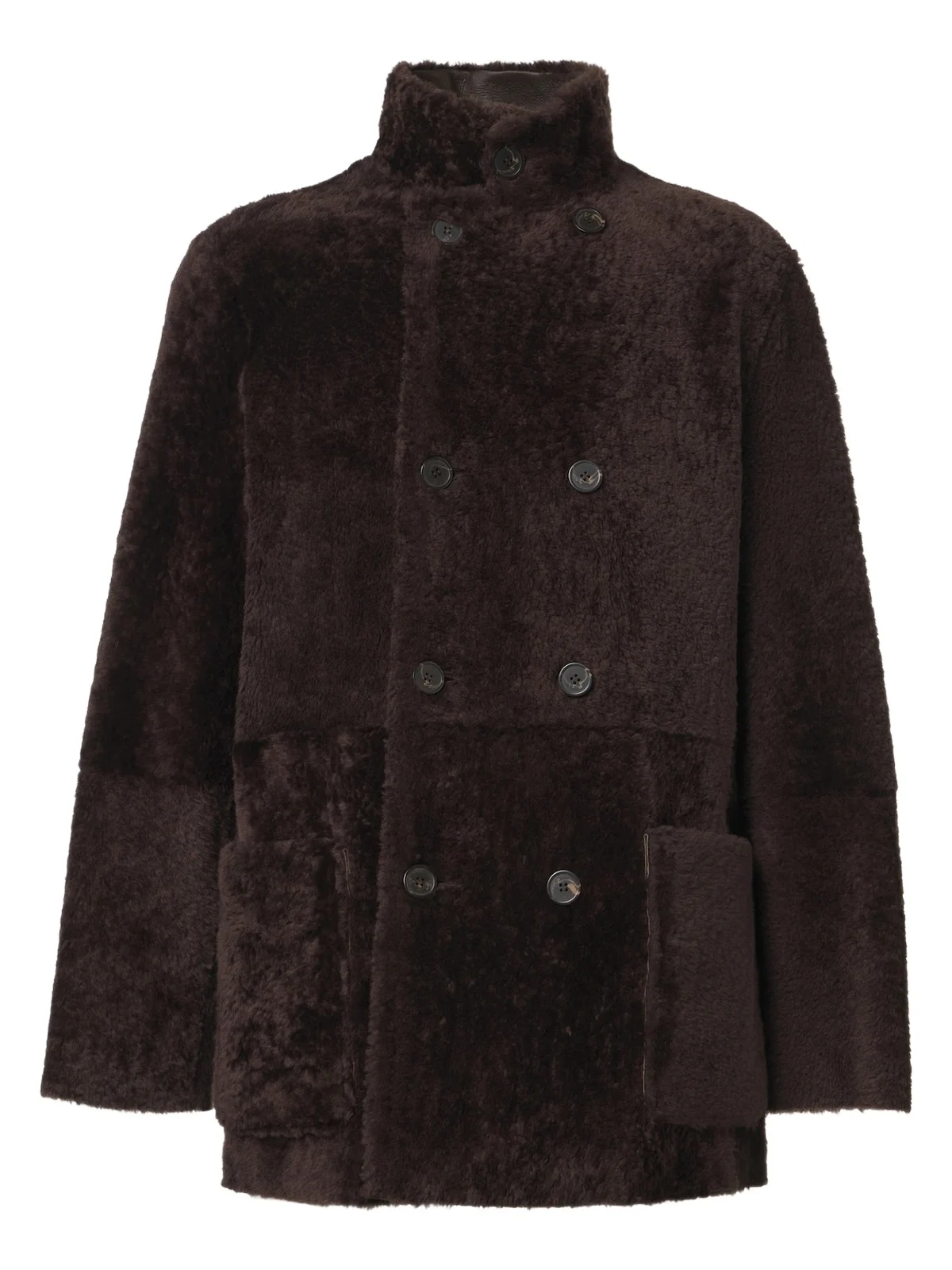 ARMA Caleb reversible shearling and leather coat
