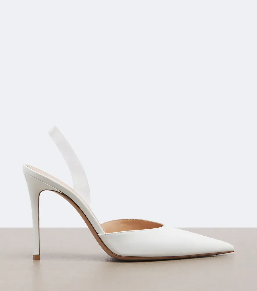 Gianvito Rossi Leather slingback pumps | Thumbnail 4 Gianvito Rossi Leather slingback pumps | Thumbnail 4