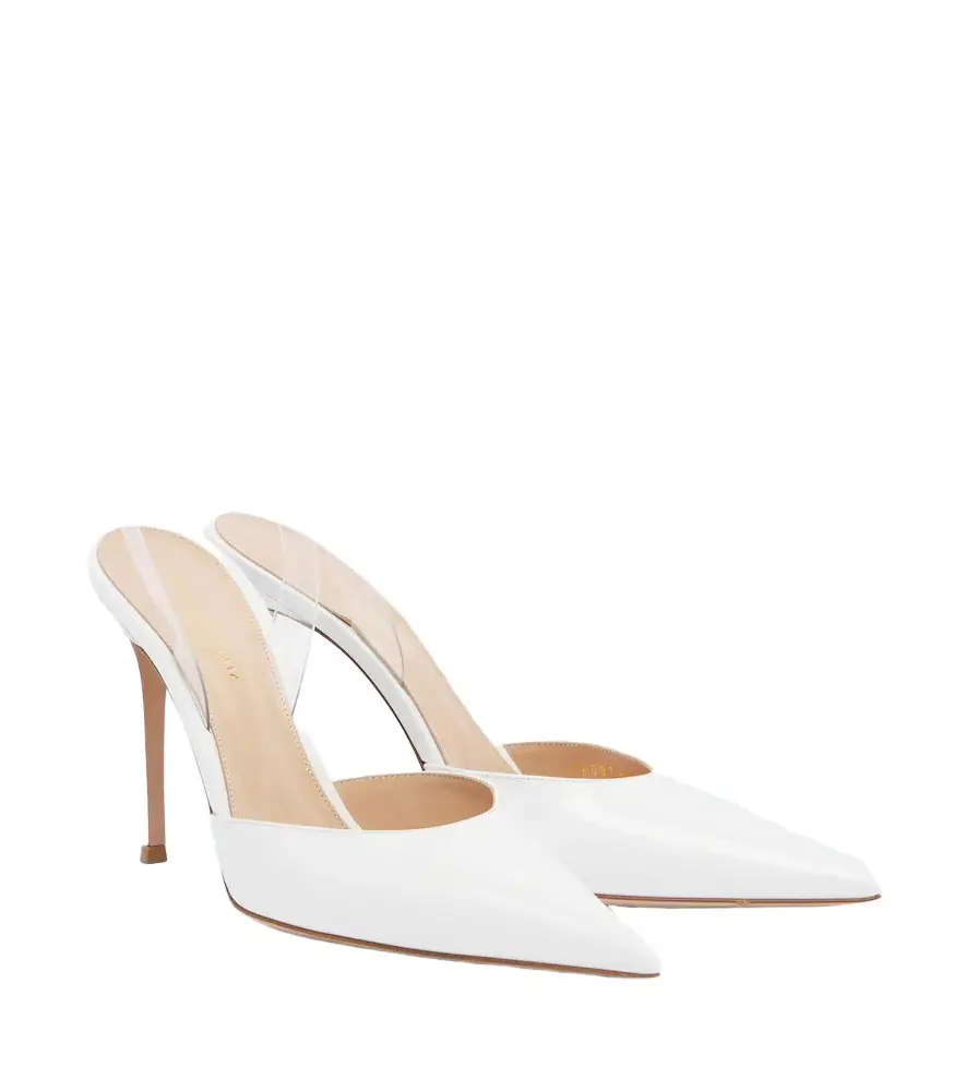 Leather slingback pumps Leather slingback pumps