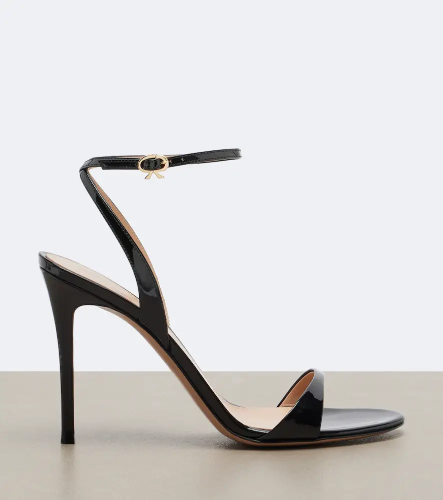 Gianvito Rossi Ribbon patent leather sandals | Thumbnail 3 Gianvito Rossi Ribbon patent leather sandals | Thumbnail 3