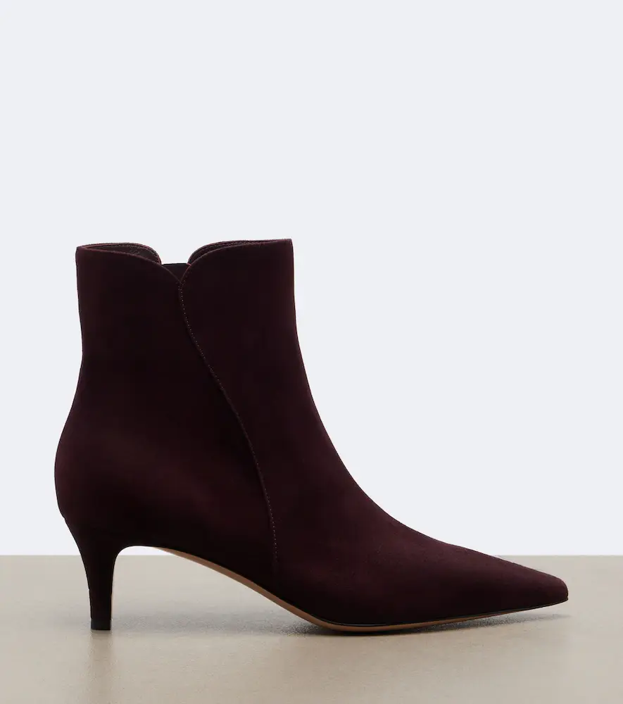 Gianvito Rossi Levy suede ankle boots | Thumbnail 4