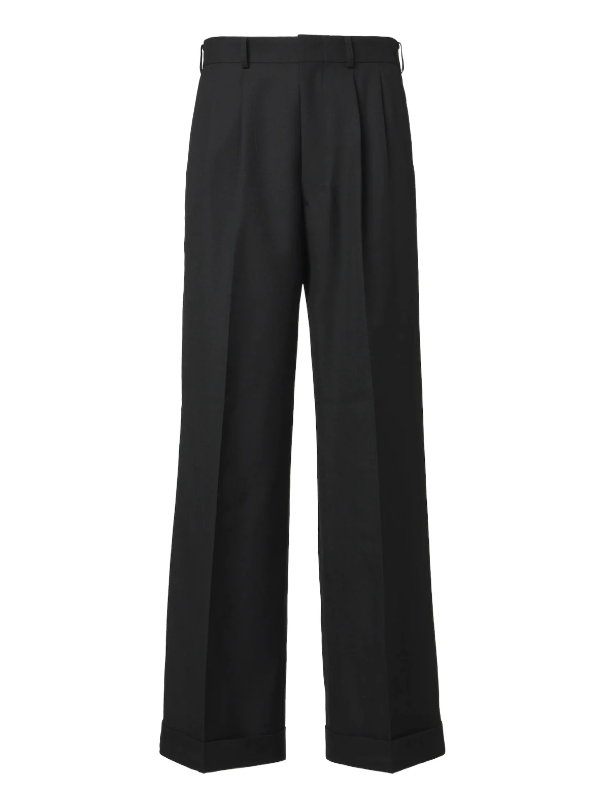 Junya Watanabe Pleated wool twill wide-leg pants