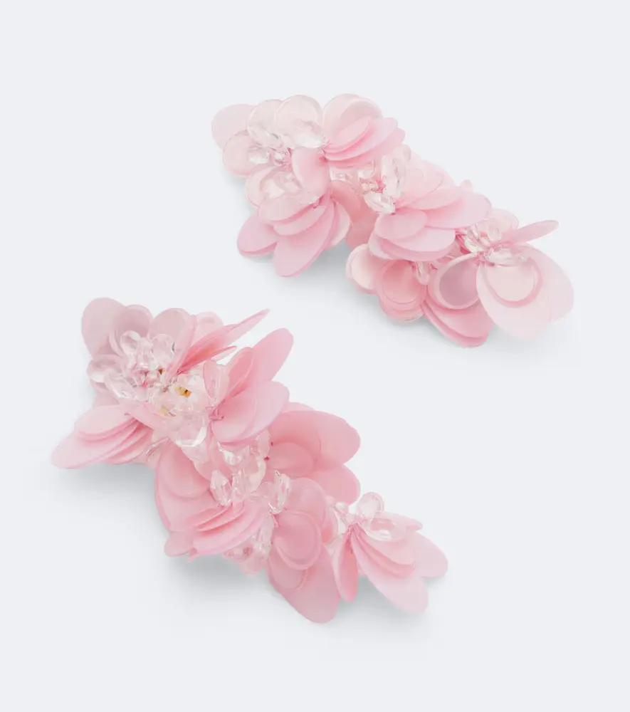 Oscar de la Renta Embellished drop earrings | Thumbnail 2 Oscar de la Renta Embellished drop earrings | Thumbnail 2